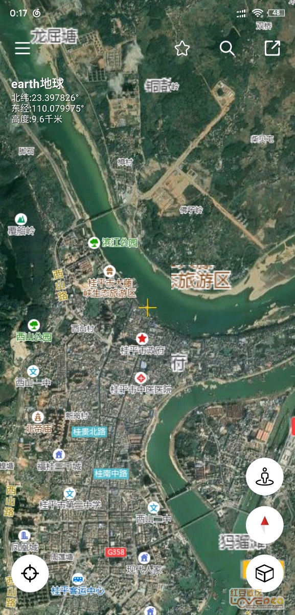 最新桂平衛星地圖，開(kāi)啟一段溫馨有趣的探索之旅