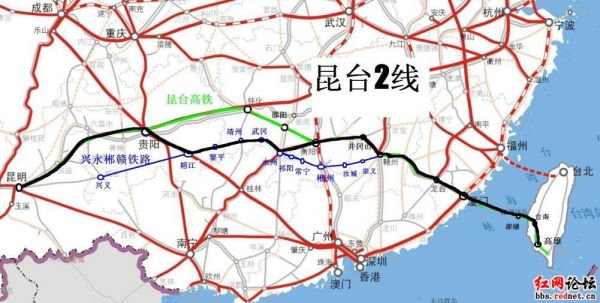 昆臺高鐵最新路線(xiàn)圖，一段精彩的旅程啟程
