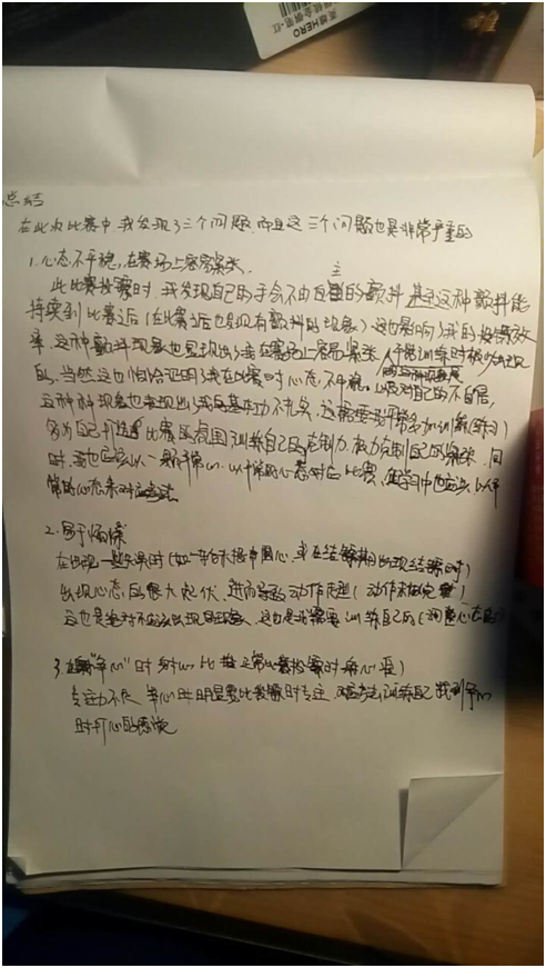 比賽后總結，洞悉成敗，砥礪前行，為未來(lái)再出發(fā)蓄力備戰